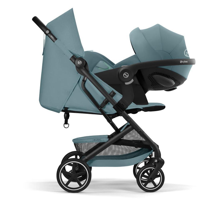 Carrinho Cybex Beezy BLK Stormy Blue - Chassis Preto