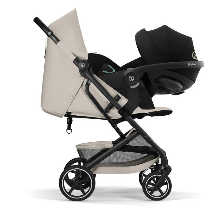 Carrinho Cybex Beezy BLK Dune Grey - Chassis Preto