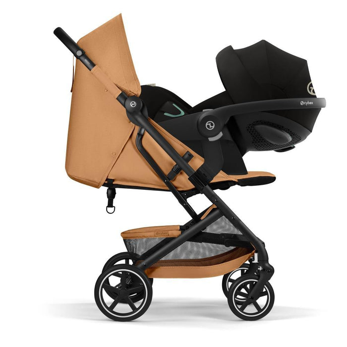 Carrinho Cybex Beezy BLK Cinnamon Yellow - Chassis Preto