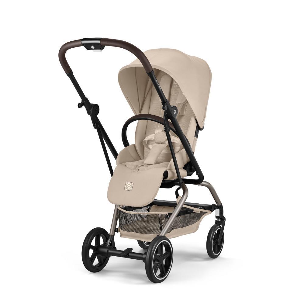 Cybex Eezy S Twist+ 2 Stroller TPE Almond Beige - Taupe Chassis