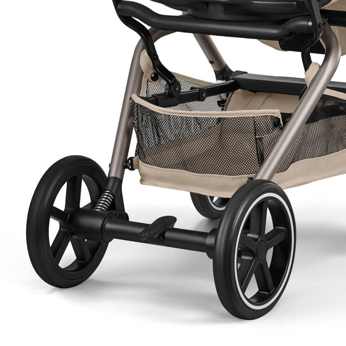 Carrinho Cybex Eezy S Twist+ 2 TPE Almond Beige - Chassis Taupe