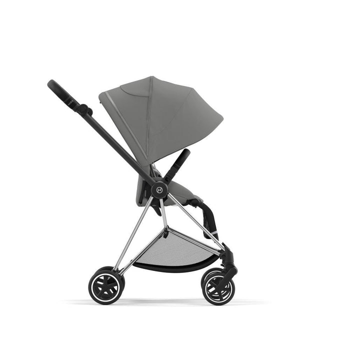 Pack Cybex Platinum Mios Chrome Black + Pack de Tecidos Mirage Grey+ Alcofa Mios Lux Sepia Black