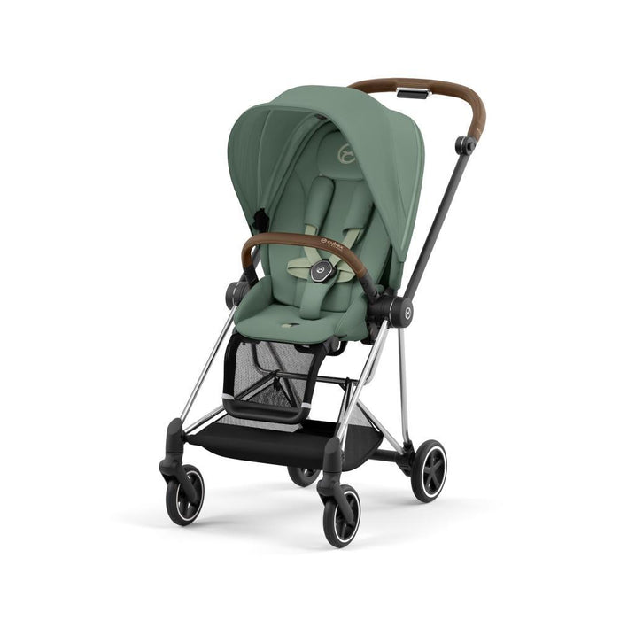 Pack Cybex Platinum Mios Chrome Brown + Pack de Tecidos Leaf Green + Alcofa Mios Lux Leaf Green