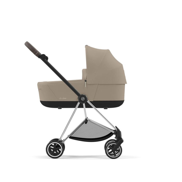 Pack Cybex Platinum Mios Chrome Brown + Pack de Tecidos Cozy Beige + Alcofa Mios Lux Cozy Beige