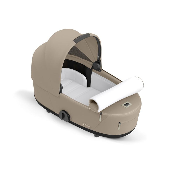 Pack Cybex Platinum Mios Chrome Brown + Pack de Tecidos Cozy Beige + Alcofa Mios Lux Cozy Beige