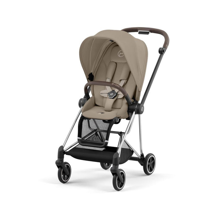 Pack Cybex Platinum Mios Chrome Brown + Pack de Tecidos Cozy Beige + Alcofa Mios Lux Cozy Beige