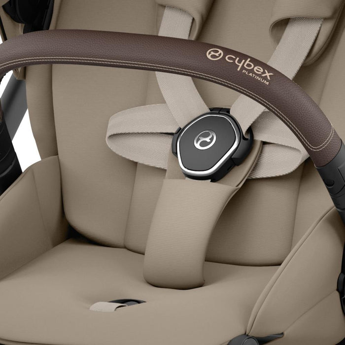 Pack Cybex Platinum Mios Chrome Brown + Pack de Tecidos Cozy Beige + Alcofa Mios Lux Cozy Beige