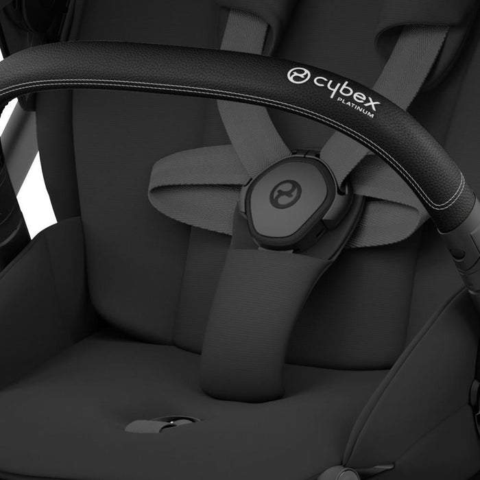 Pack Cybex Platinum Mios Matt Black + Pack de Tecidos Sepia Black + Alcofa Mios Lux Sepia Black