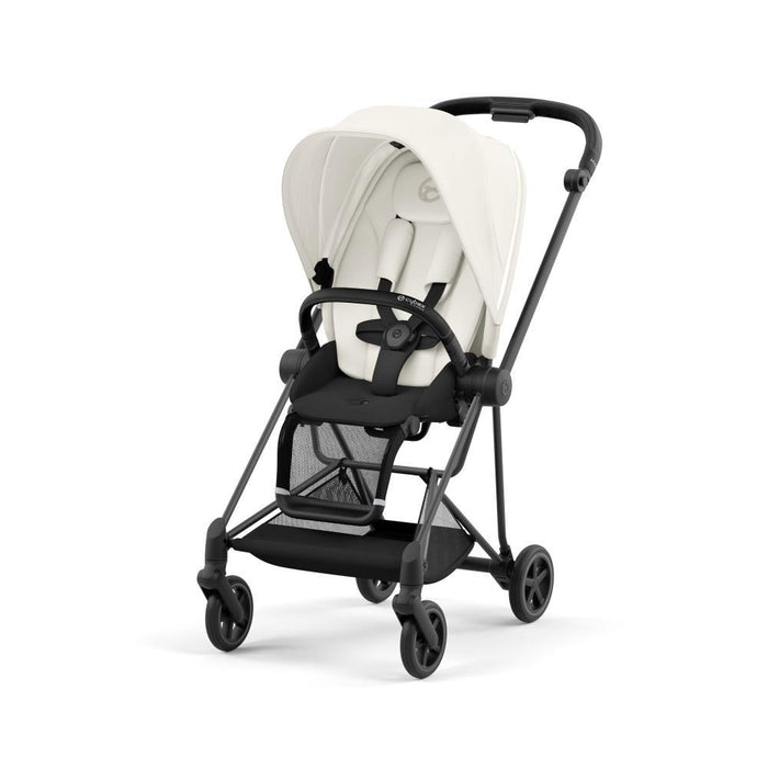 Pack Cybex Platinum Mios Matt Black + Pack de Tecidos Off White + Alcofa Mios Lux Off White