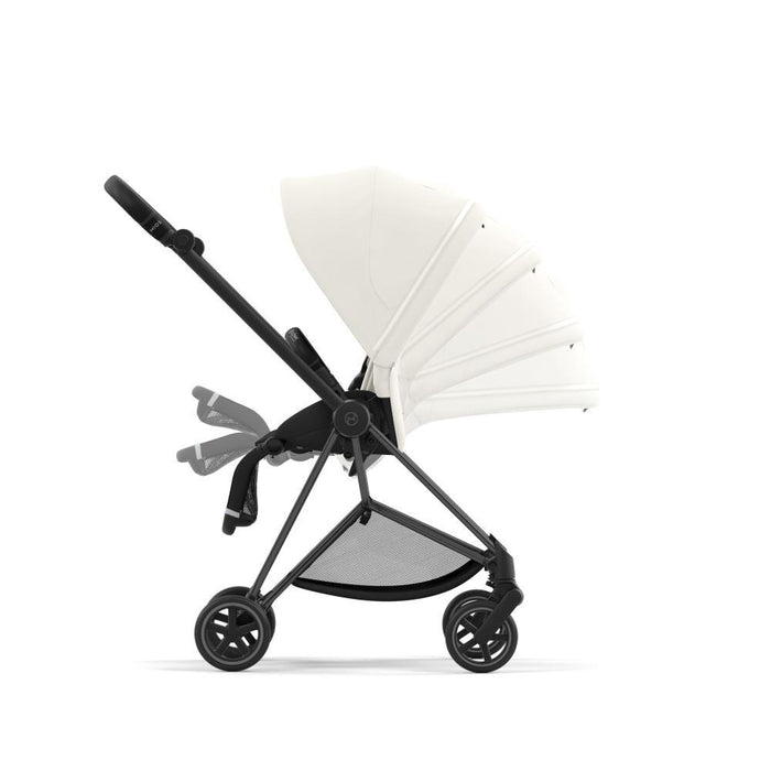 Pack Cybex Platinum Mios Matt Black + Pack de Tecidos Off White + Alcofa Mios Lux Off White