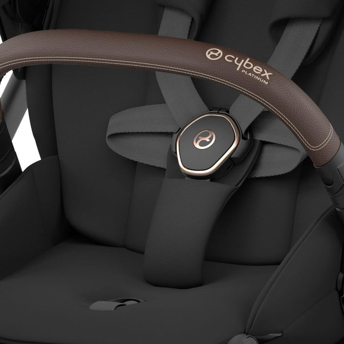 Pack Cybex Platinum Mios Rosegold + Pack de Tecidos Sepia Black + Alcofa Mios Lux Sepia Black