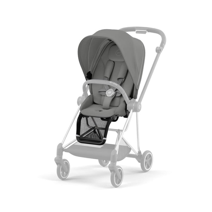Pack Cybex Platinum Mios Chrome Black + Pack de Tecidos Mirage Grey + Alcofa Mios Lux Mirage Grey