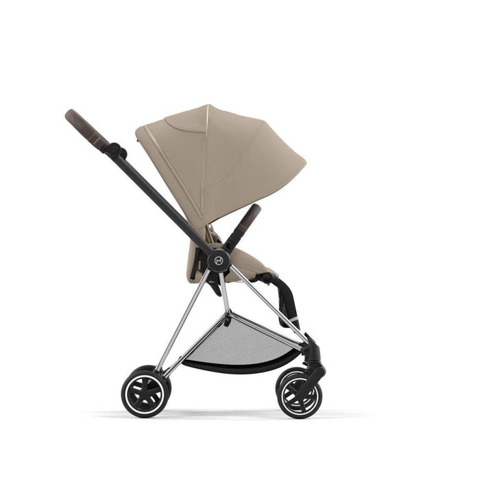 Pack Cybex Platinum Mios Chrome Brown + Pack de tela Cozy Beige + Bolso Mios Lux Mirage Grey