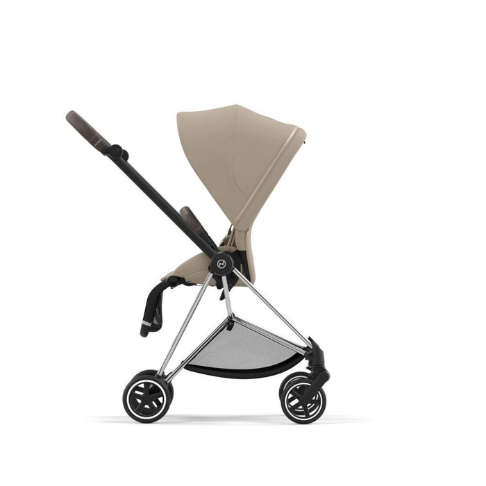 Pack Cybex Platinum Mios Chrome Brown + Pack de tela Cozy Beige + Bolso Mios Lux Mirage Grey