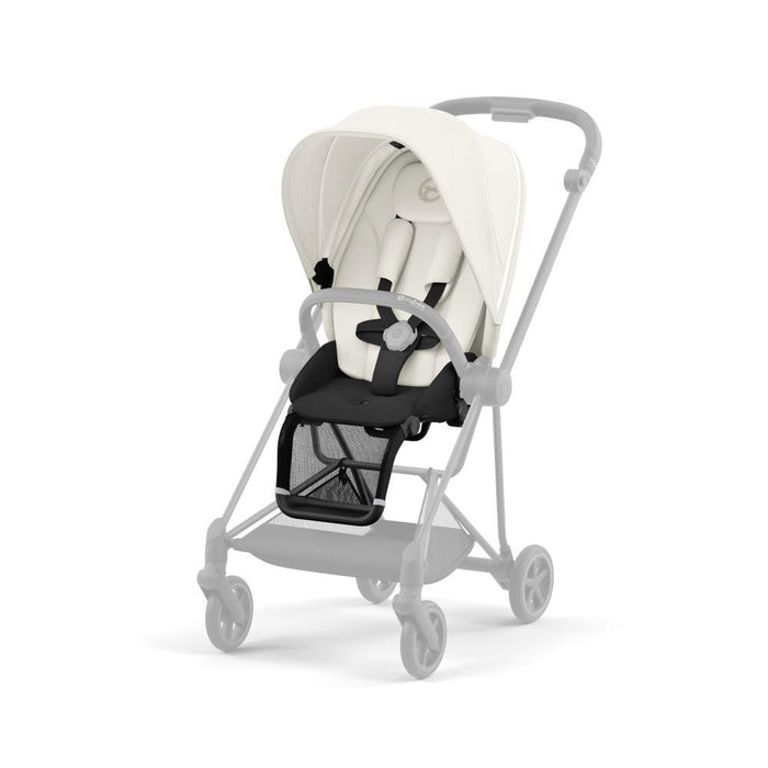 Pack Cybex Platinum Mios Matt Black + Pack de Tecidos Off White + Alcofa Mios Lux Mirage Grey