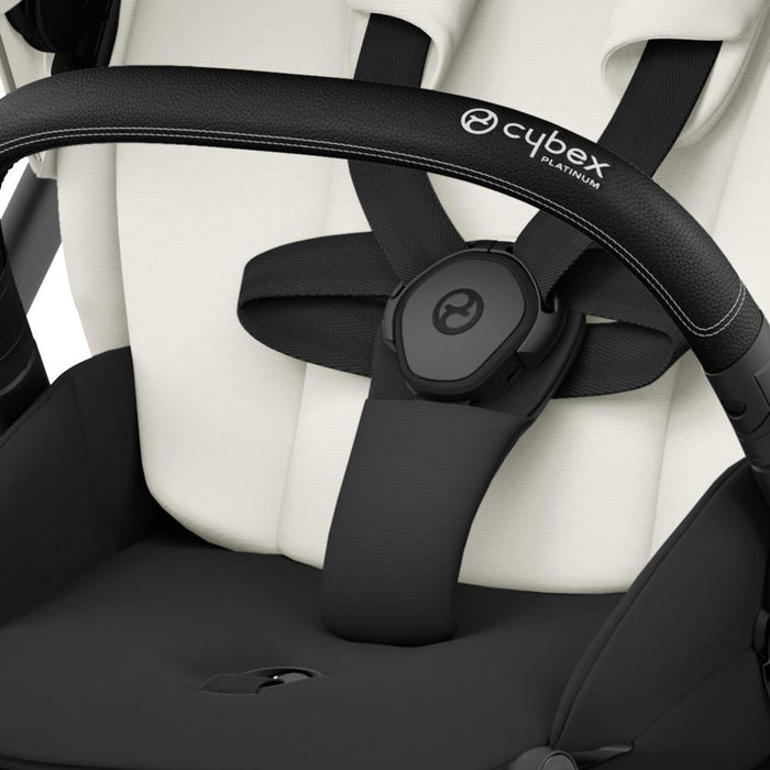 Pack Cybex Platinum Mios Matt Black + Pack de Tecidos Off White + Alcofa Mios Lux Mirage Grey