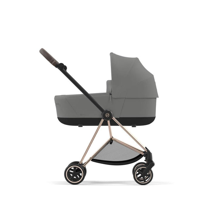 Pack Cybex Platinum Mios Rosegold + Pack de Tecidos Sepia Black + Alcofa Mios Lux Mirage Grey
