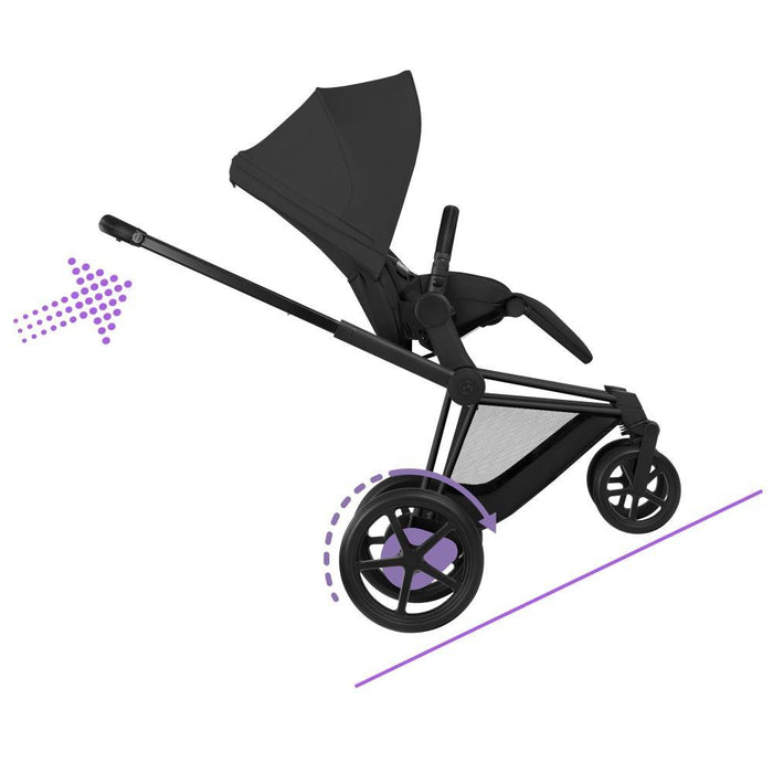 Cybex Platinum e-Priam Comfort Matt Black Sepia Black