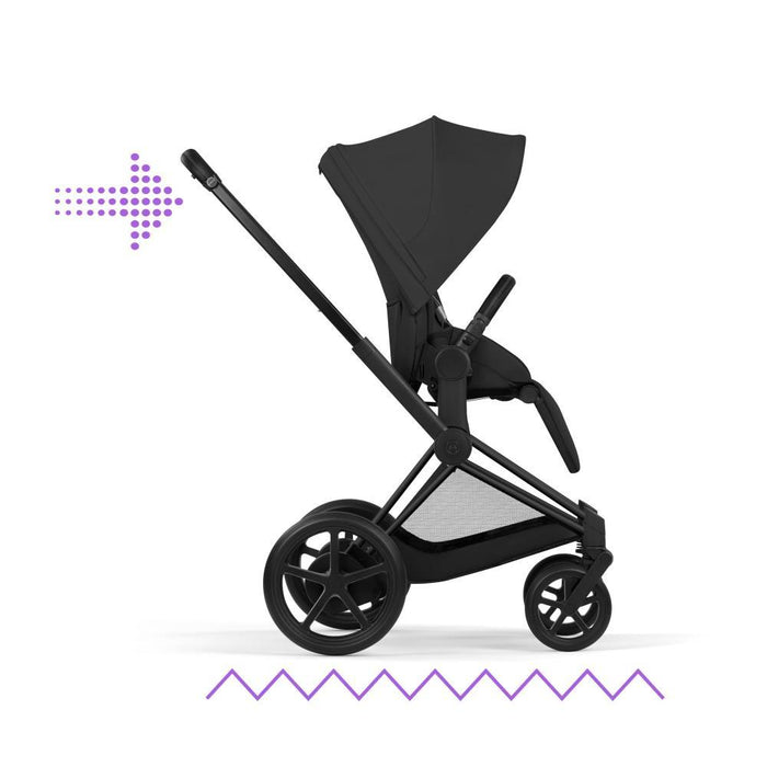Cybex Platinum e-Priam Comfort Matt Black Sepia Black