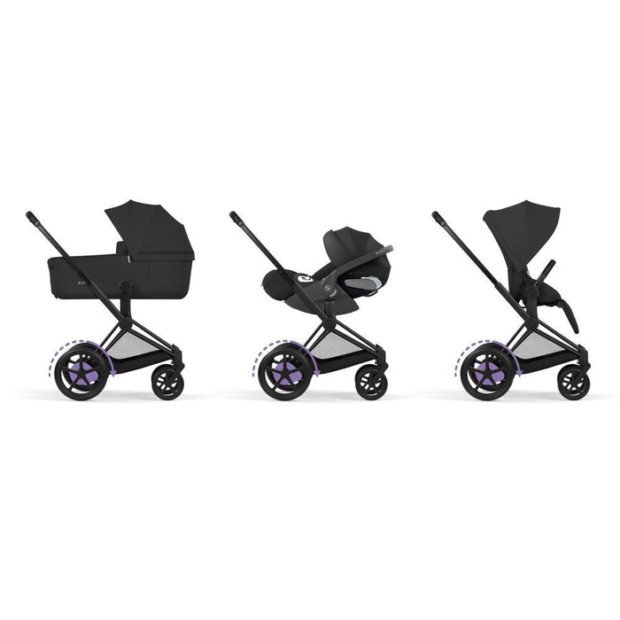 Cybex Platinum e-Priam Comfort Matt Black Sepia Black
