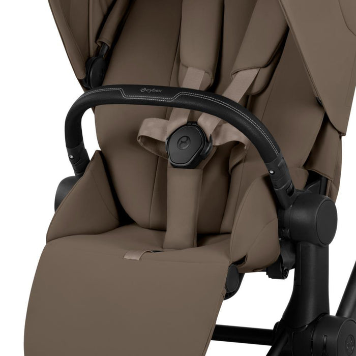 Cybex Platinum e-Priam Comfort Matt Black Coconut Brown