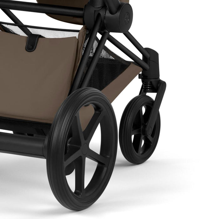Cybex Platinum e-Priam Comfort Matt Black Coconut Brown