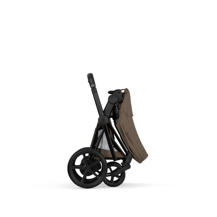 Cybex Platinum e-Priam Comfort Matt Black Coconut Brown