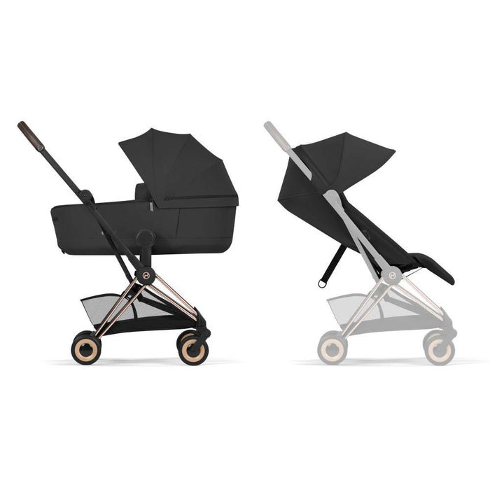 Carrinho Cybex Platinum Coya Comfort Matt Black Sepia Black | Passeio