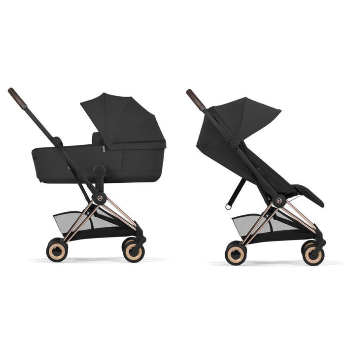 Cybex Platinum Coya Comfort Rosegold Sepia Black