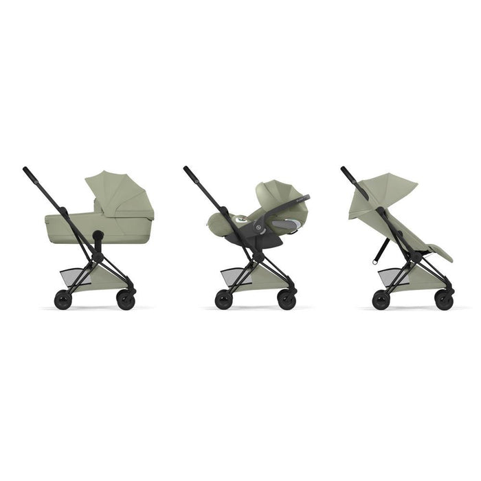 Carrinho Cybex Platinum Coya Style Matt Black Sage Green