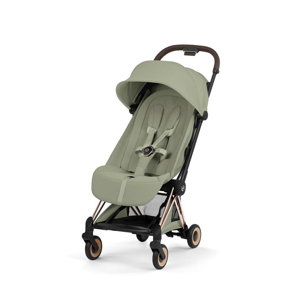 Cybex Platinum Coya Stroller Style Rosegold Sage Green