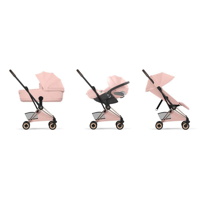 Carrinho Cybex Platinum Coya Style Rosegold Peach Pink