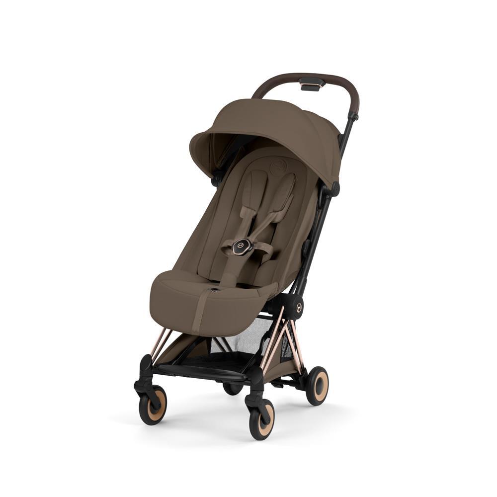 Carrinho Cybex Platinum Coya Style Rosegold Coconut Brown