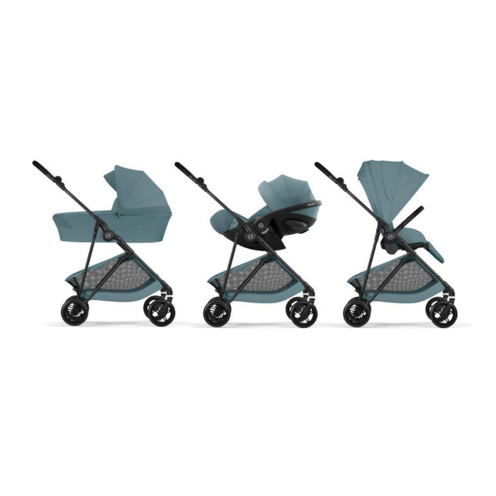 Carrinho Cybex Melio Carbon Stormy Blue