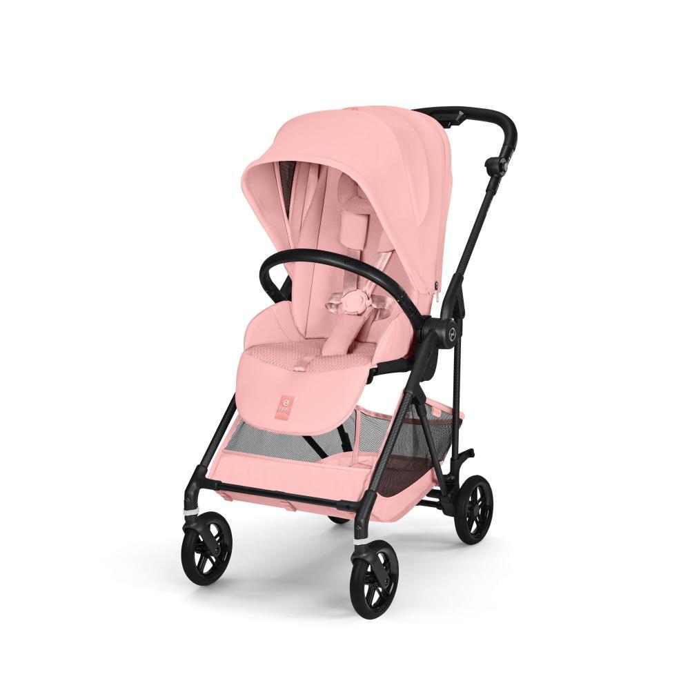 Cochecito Cybex Melio Carbon color rosa caramelo
