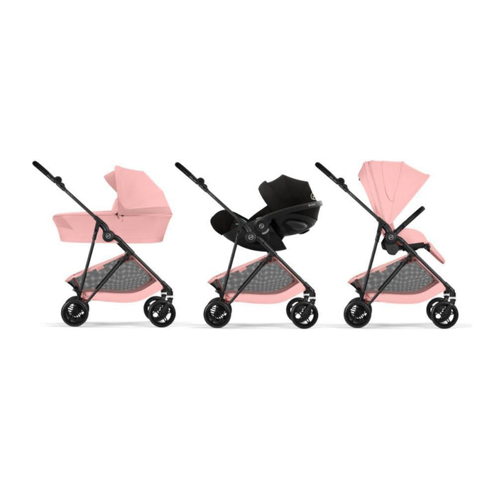 Cochecito Cybex Melio Carbon color rosa caramelo