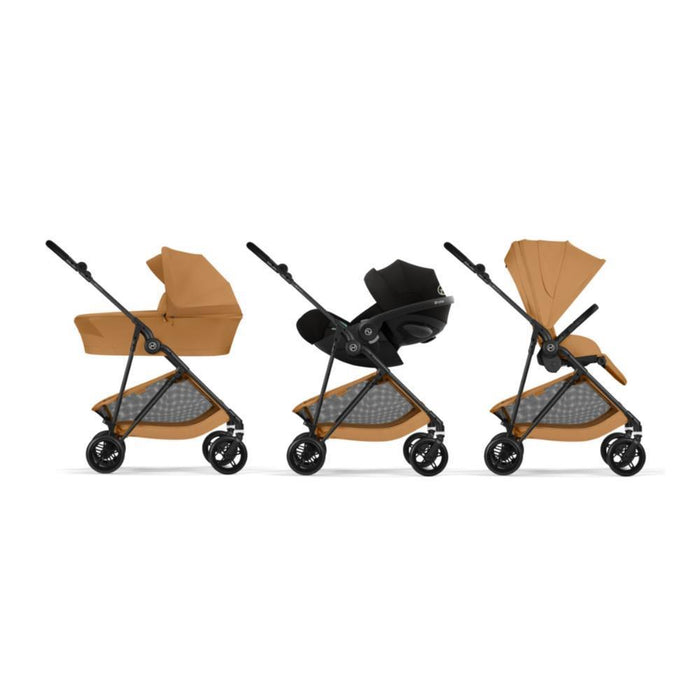 Cochecito Cybex Melio Carbon color amarillo canela