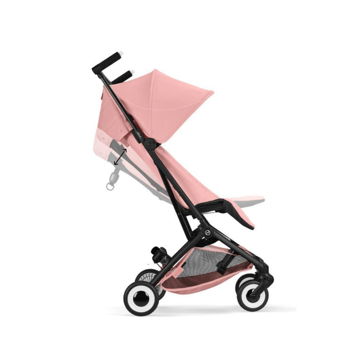Carrinho Cybex Libelle BLK Candy Pink - Chassis Preto