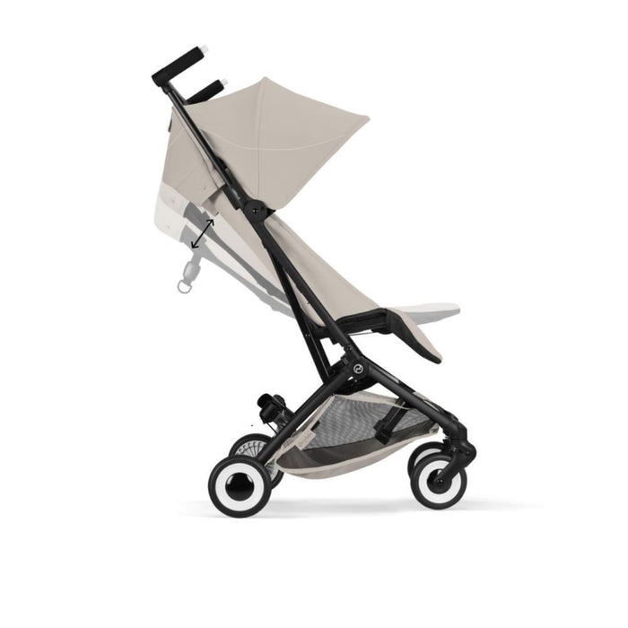 Carrinho Cybex Libelle BLK Dune Grey - Chassis Preto