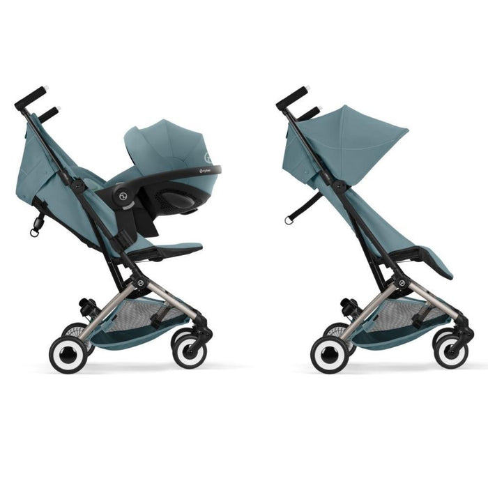 Carrinho Cybex Libelle TPE Stormy Blue - Chassis Taupe
