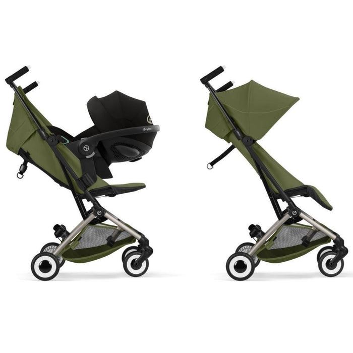 Carrinho Cybex Libelle TPE Moss Green - Chassis Taupe