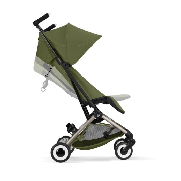Carrinho Cybex Libelle TPE Moss Green - Chassis Taupe