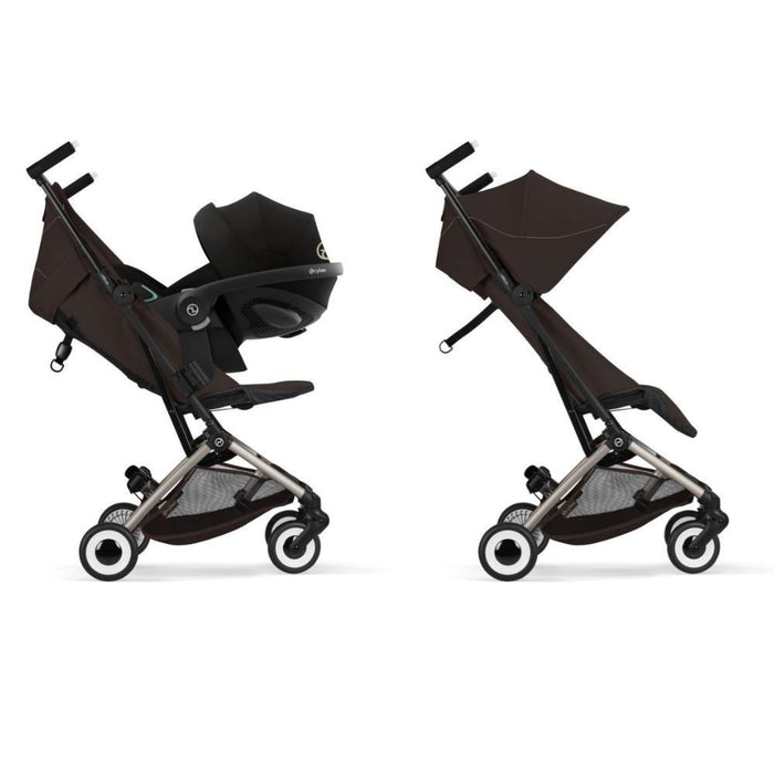 Carrinho Cybex Libelle TPE Chocolate Brown - Chassis Taupe