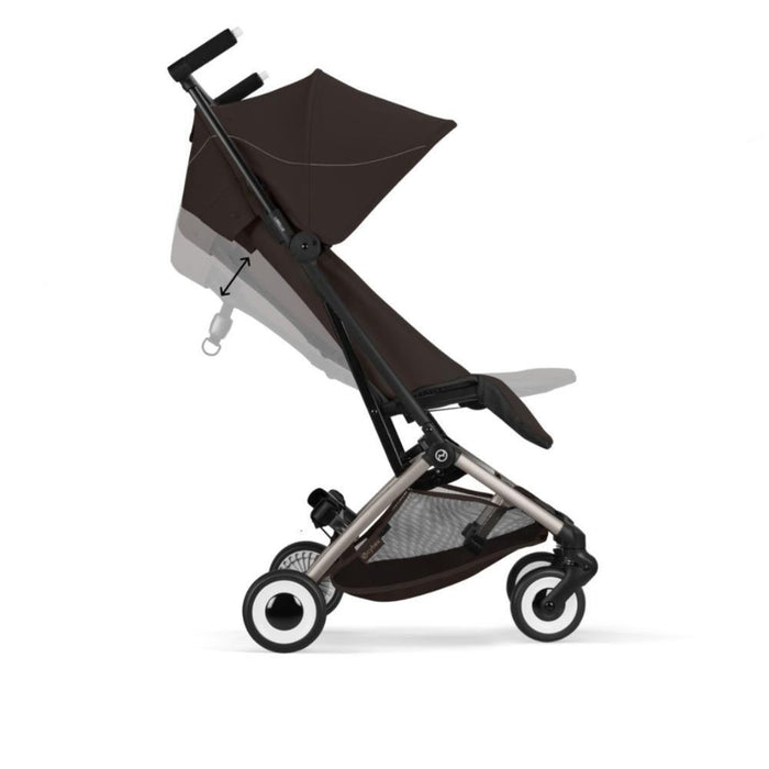 Carrinho Cybex Libelle TPE Chocolate Brown - Chassis Taupe