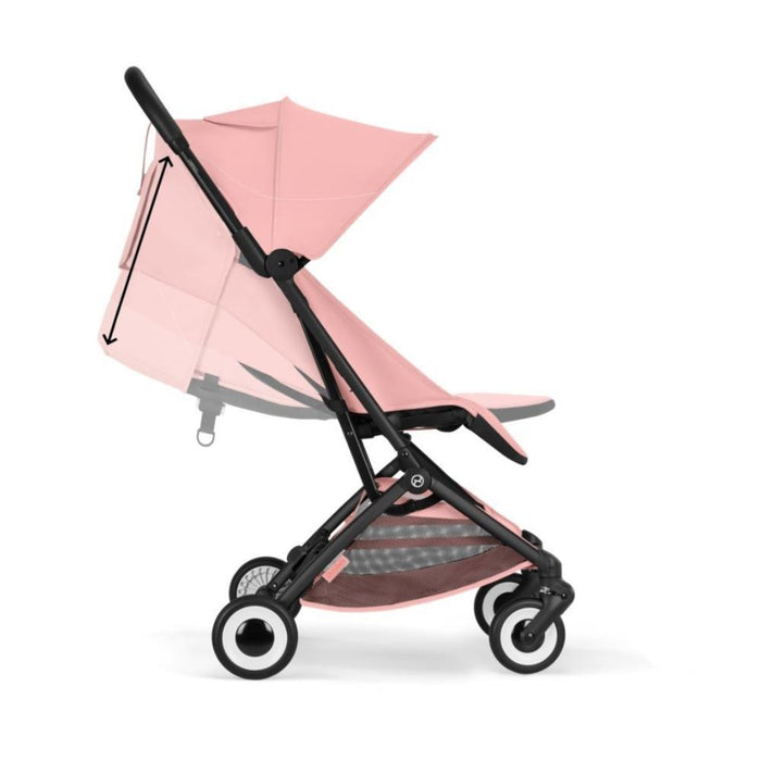 Carrinho Cybex Orfeo BLK Candy Pink - Chassis Preto