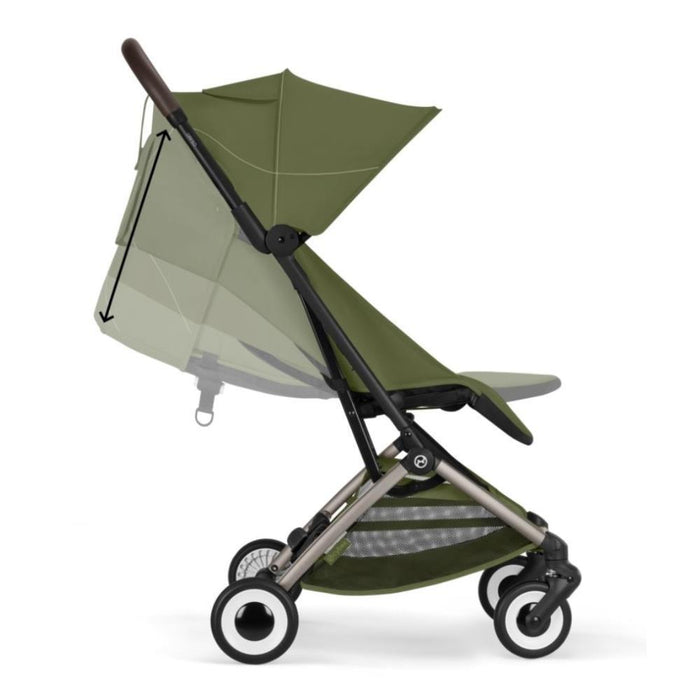 Carrinho Cybex Orfeo TPE Moss Green - Chassis Taupe