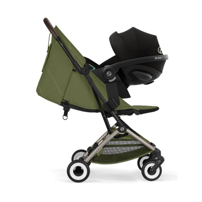 Carrinho Cybex Orfeo TPE Moss Green - Chassis Taupe