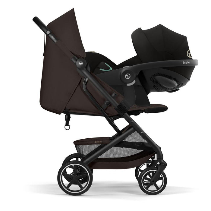 Carrinho Cybex Beezy BLK Chocolate Brown - Chassis Preto