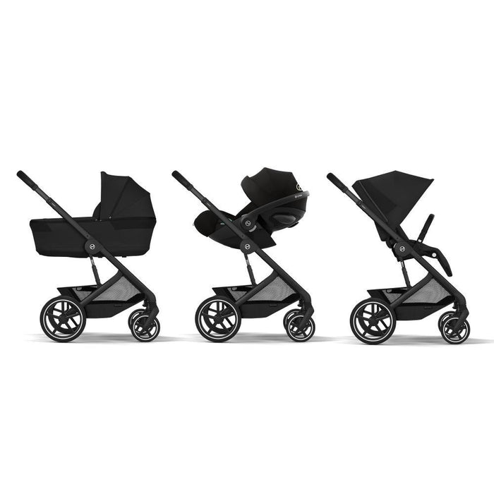 Pack Cybex Carrinho Balios S Lux + Alcofa Balios Fold Moon Black