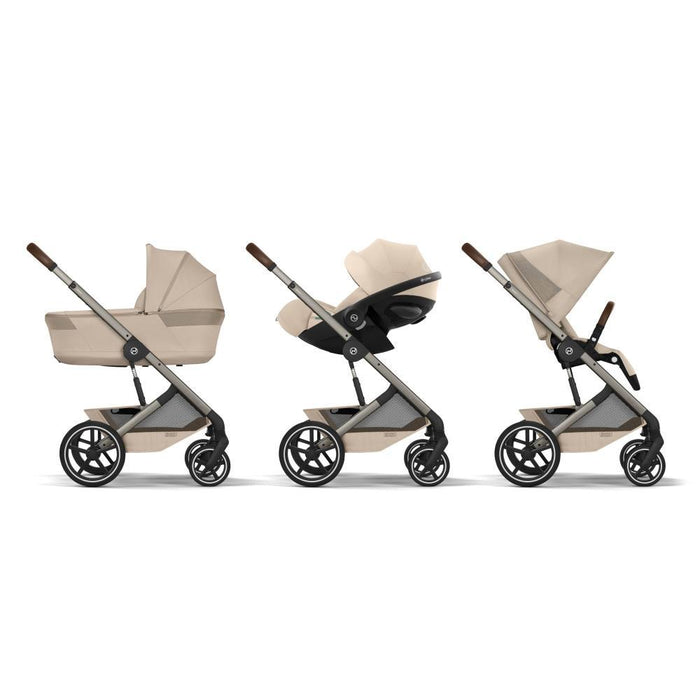Pack Cybex Carrinho Balios S Lux + Alcofa Balios Fold Almond Beige